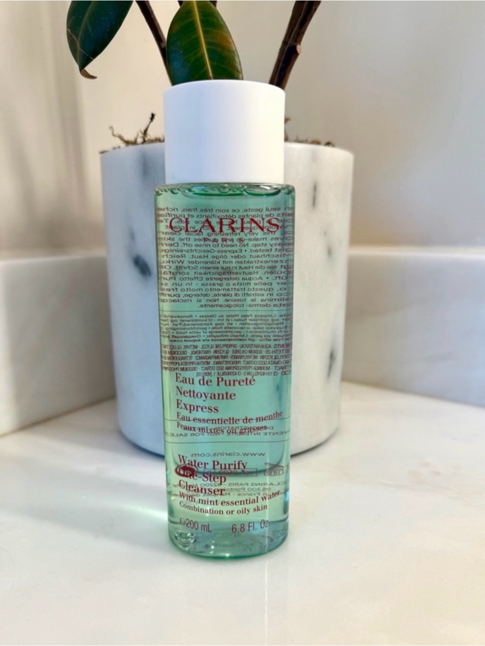 Clarins Water Purify One Step Cleanser with Mint for Combination to Oily Skin